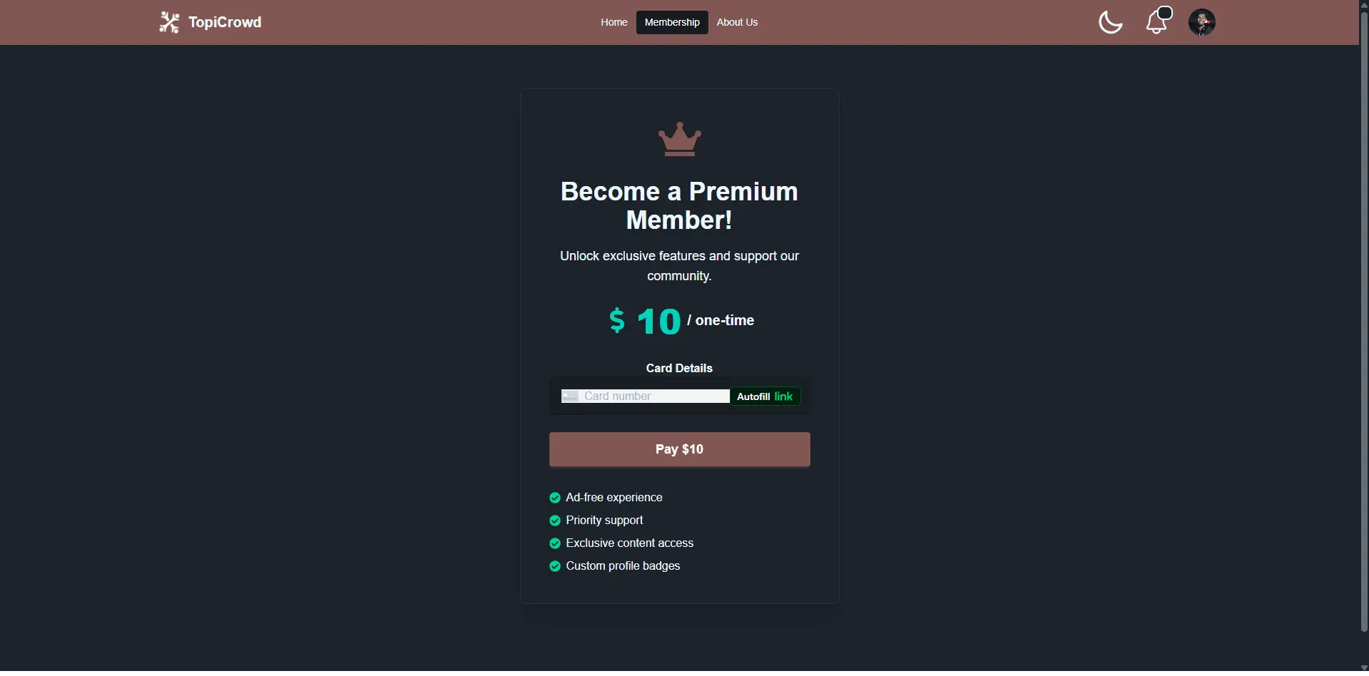 TopiCrowd (Full Stack Forum)